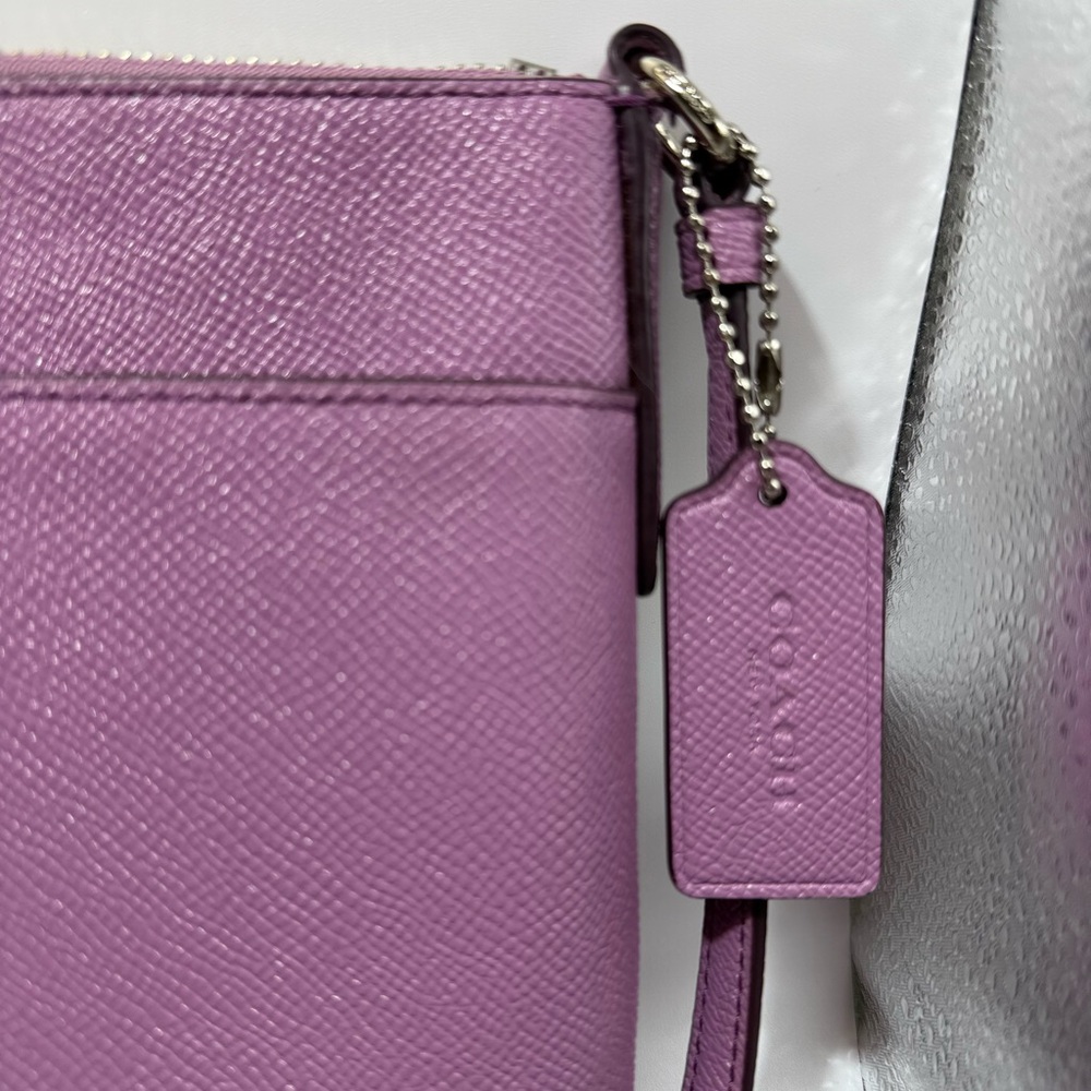 Coach Lavender Crossbody - Textured Saffiano Leather - Picture 3 of 9